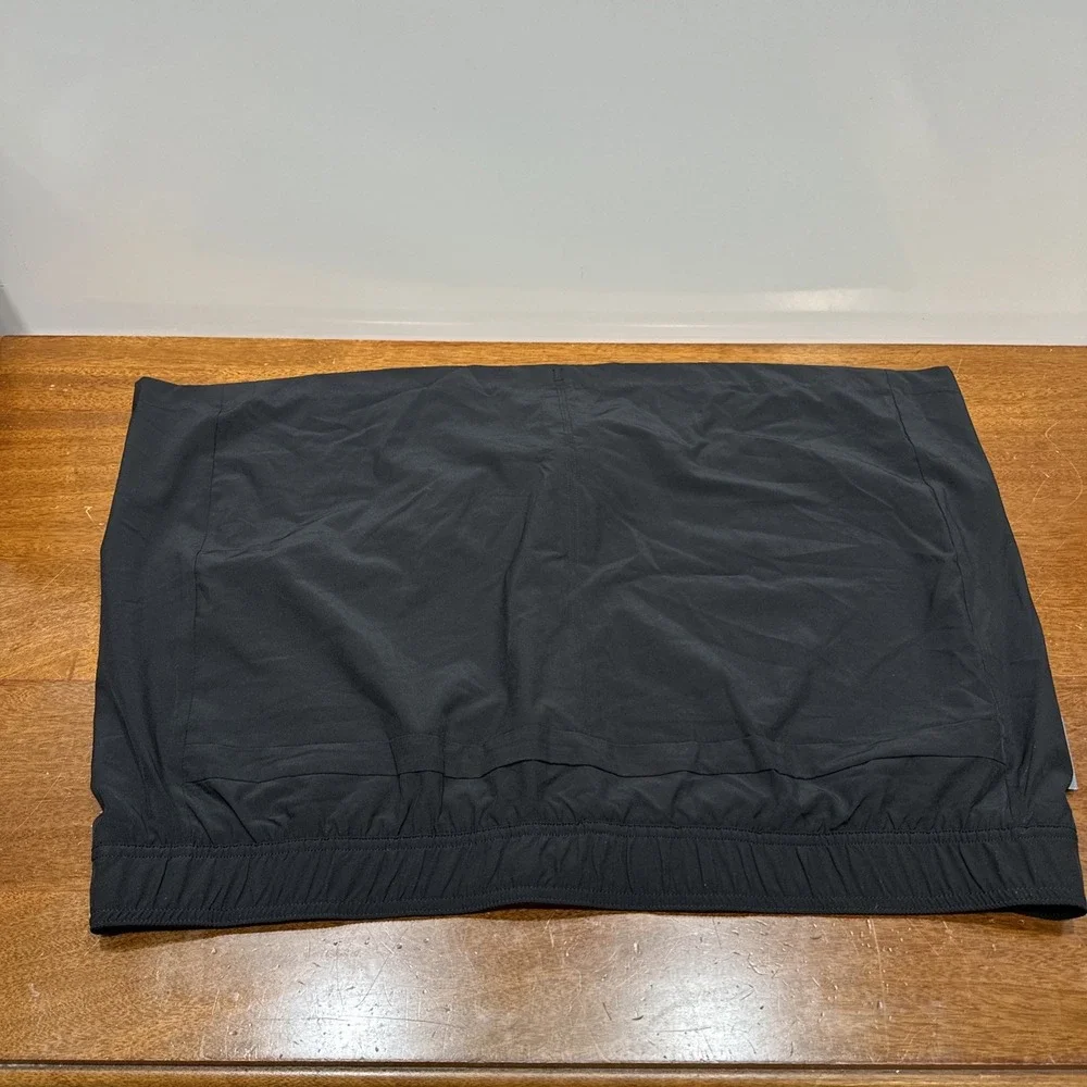 Eddie Bauer Women's Skort Sz 2X Black Elastic Waist Pockets‎ Casual Travel New!